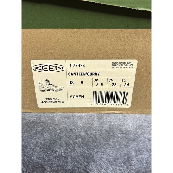 Women's Terradora Explorer Waterproof Boot Canteen/curry size 6 waterproof NIB - Picture 7 of 8
